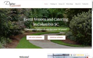 Dupre Catering & Events website