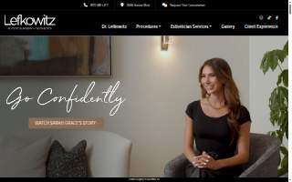 Lefkowitz Plastic Surgery and Aesthetics website