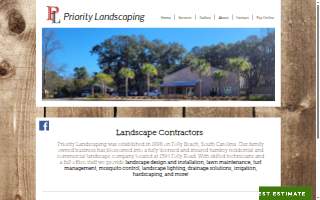 Priority Landscaping LLC website