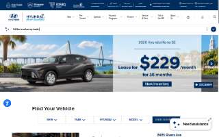 Hyundai of North Charleston website