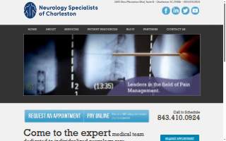 Neurology Specialists of Charleston website
