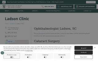 Carolina Cataract & Laser Center of Ladson website