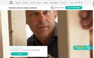 Brown's Home Improvement website