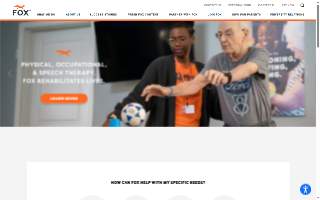 Fox Rehabilitation website