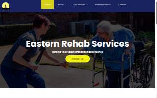 Eastern Rehab Services website