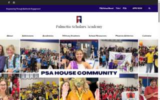 Palmetto Scholars Academy website