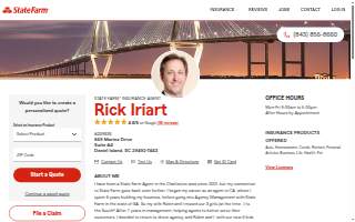 Rick Iriart - State Farm Insurance Agent website
