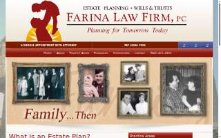 Farina Law Firm PC website