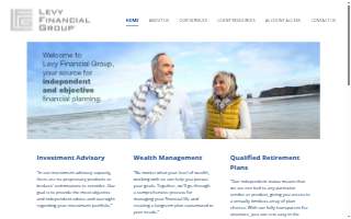 Levy Financial Group website