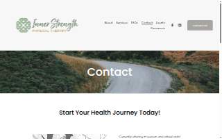 Inner Strength Physical Therapy website