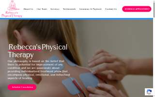 Rebecca's Physical Therapy website