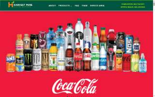 Harvest Pure website
