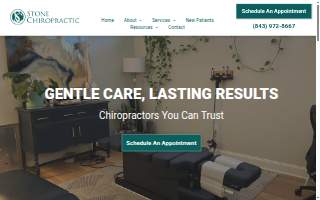 Stone Chiropractic website