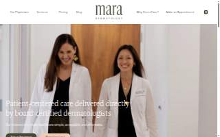 Mara Dermatology website