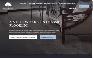 Heritage Flooring Co website