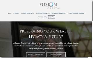 Fusion Capital website