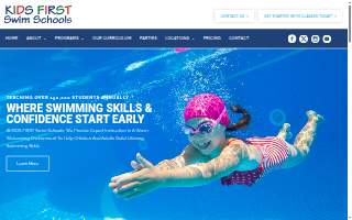 KIDS FIRST Swim School - Mount Pleasant website