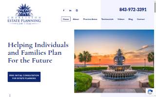 Charleston Estate Planning Law Firm website