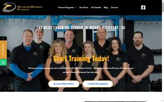 Defining Moment Fitness Personal Training website