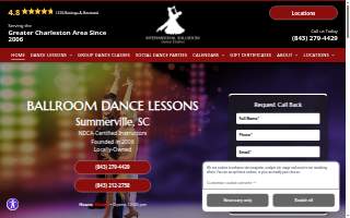 International Ballroom Dance Studios of Mt Pleasant website