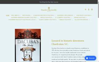 Dacuba's Fine Jewelry website
