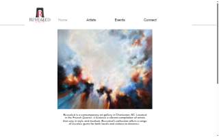 Revealed Art Gallery website
