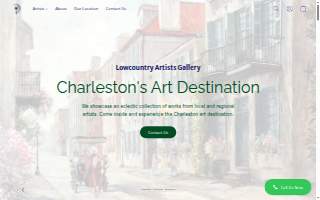Lowcountry Artists Gallery website