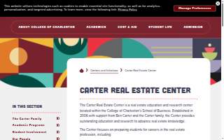 Carter Real Estate Center website