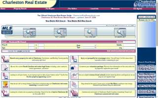 Charleston Real Estate Guide website