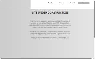 Knight Surveying & Mapping website