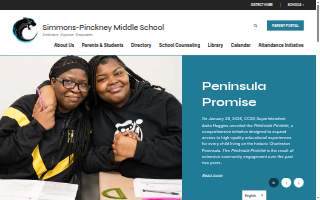 Simmons-Pinckney Middle School website