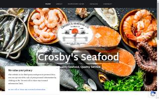 Crosby's Seafood Co. website