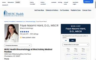 Faye Naomi Hant, DO, MSCR website