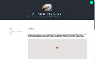 PT and Pilates website