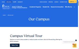 MUSC School of Dental Medicine website