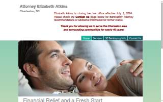 Atkins Law Office website