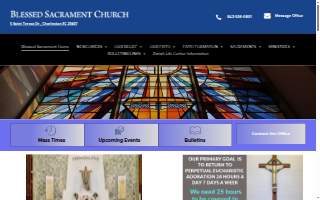 Blessed Sacrament Catholic Church website
