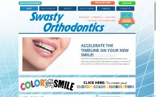 Swasty Orthodontics website