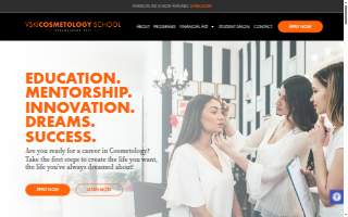 Vski Cosmetology School website