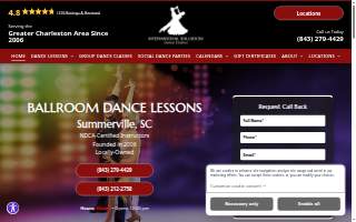International Ballroom Dance Studios of Charleston website