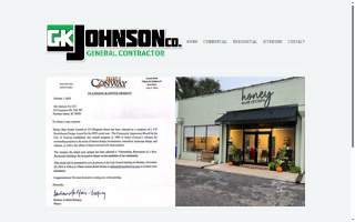 GK Johnson Construction Co website