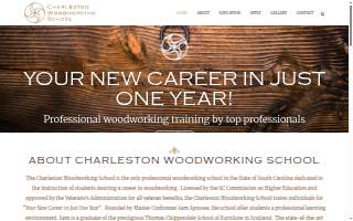 Charleston Woodworking School website