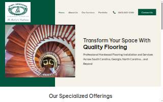 John Griffiths Hardwood Flooring website