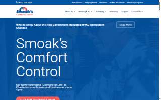 Smoak's Comfort Control website