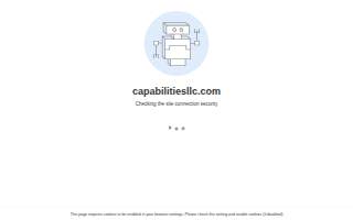 Capabilities website