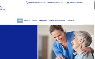 Palmetto Family Home Care of North Charleston website