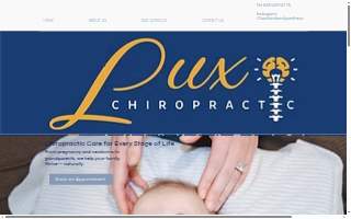 Lux Chiropractic Family Wellness website