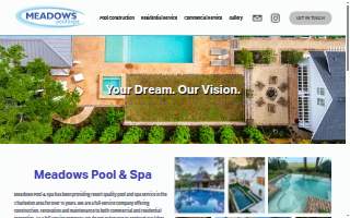 Meadows Pool and Spa website
