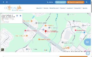 Coastal Kids Dental & Braces - Dorchester Road website