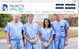 Palmetto Adult and Children's Urology, P.A. website